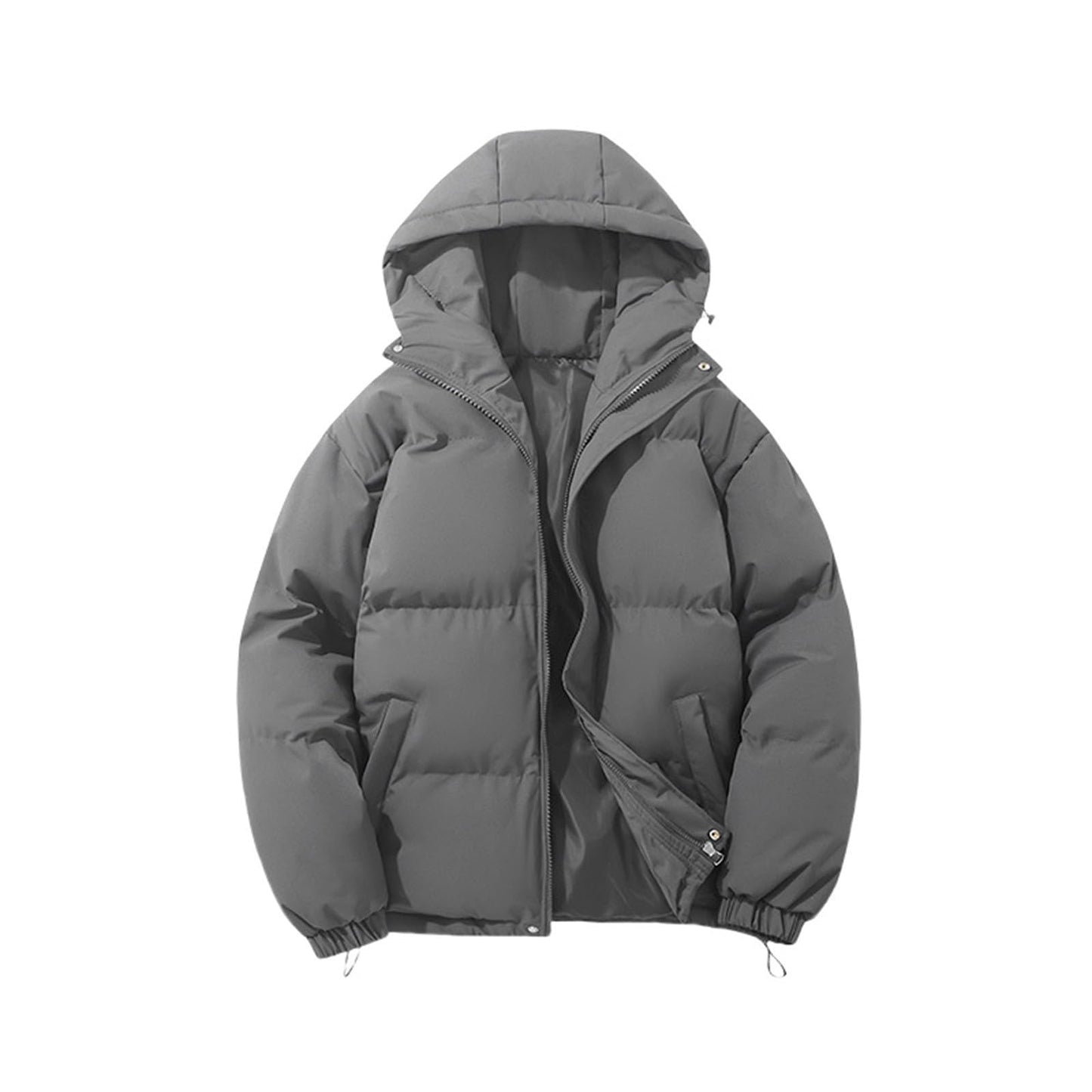 Winter Coats For Women UK Hooded Padded Puffer Down Jackets Padded Padded Jacket Hoodie Top Solid Short Trench Coat Plus Size Fashion Ladies Lightweight Waterproof Coat Autumn Winter Warm