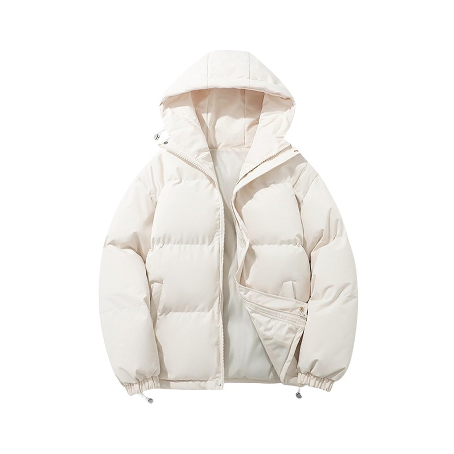Winter Coats For Women UK Hooded Padded Puffer Down Jackets Padded Padded Jacket Hoodie Top Solid Short Trench Coat Plus Size Fashion Ladies Lightweight Waterproof Coat Autumn Winter Warm