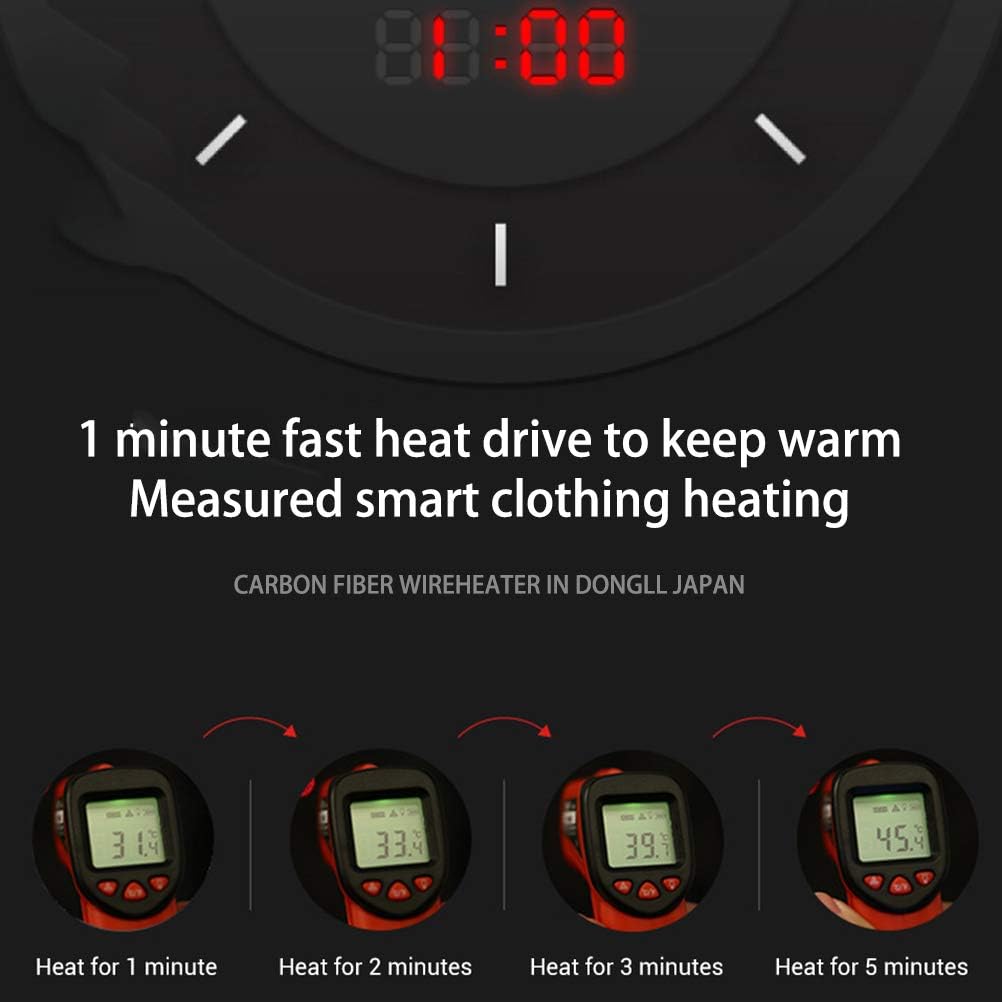 ruixin Heated 8-zone jacket, USB charging, hoodie, jacket, heated jacket