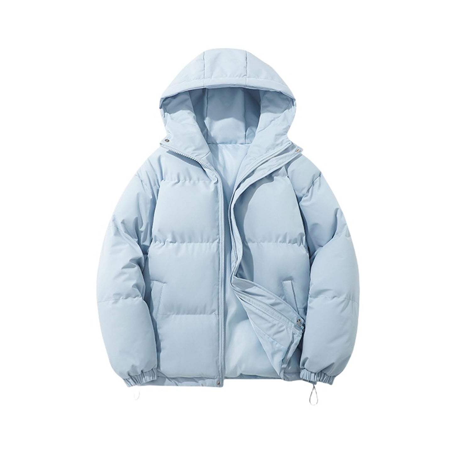 Winter Coats For Women UK Hooded Padded Puffer Down Jackets Padded Padded Jacket Hoodie Top Solid Short Trench Coat Plus Size Fashion Ladies Lightweight Waterproof Coat Autumn Winter Warm