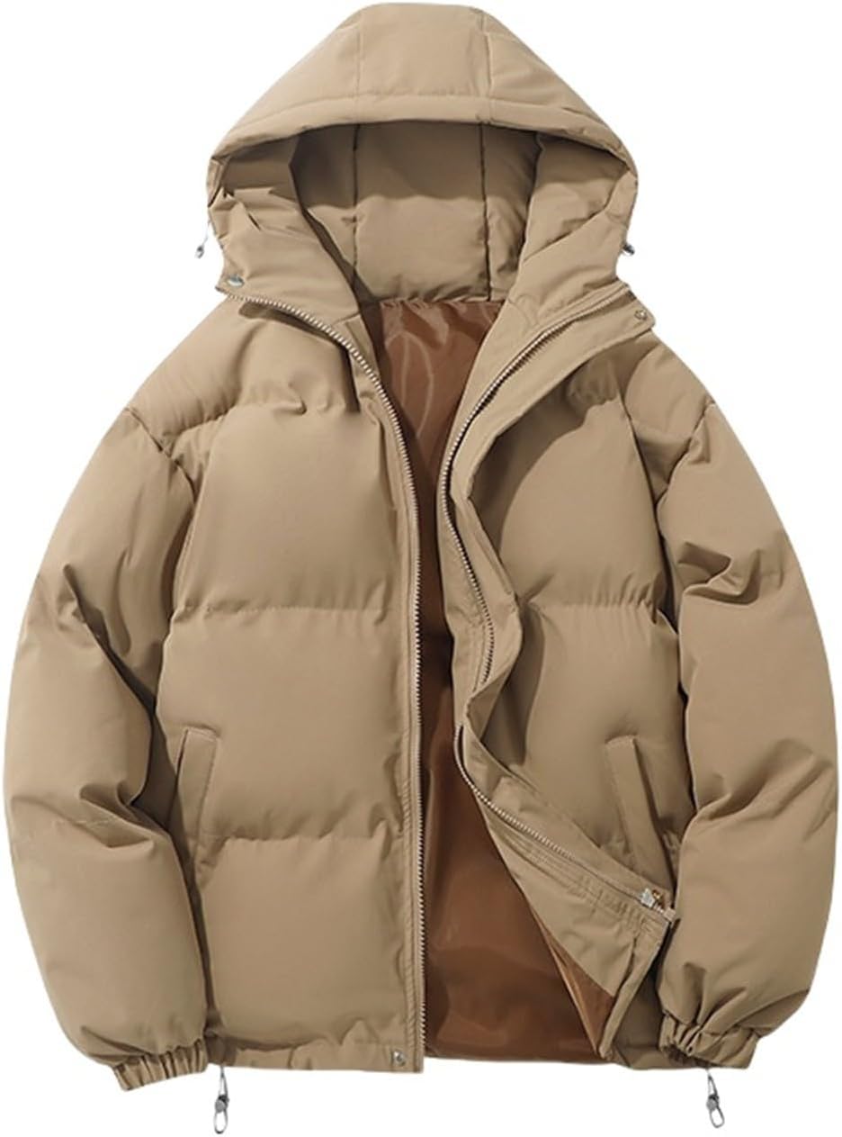 Winter Coats For Women UK Hooded Padded Puffer Down Jackets Padded Padded Jacket Hoodie Top Solid Short Trench Coat Plus Size Fashion Ladies Lightweight Waterproof Coat Autumn Winter Warm