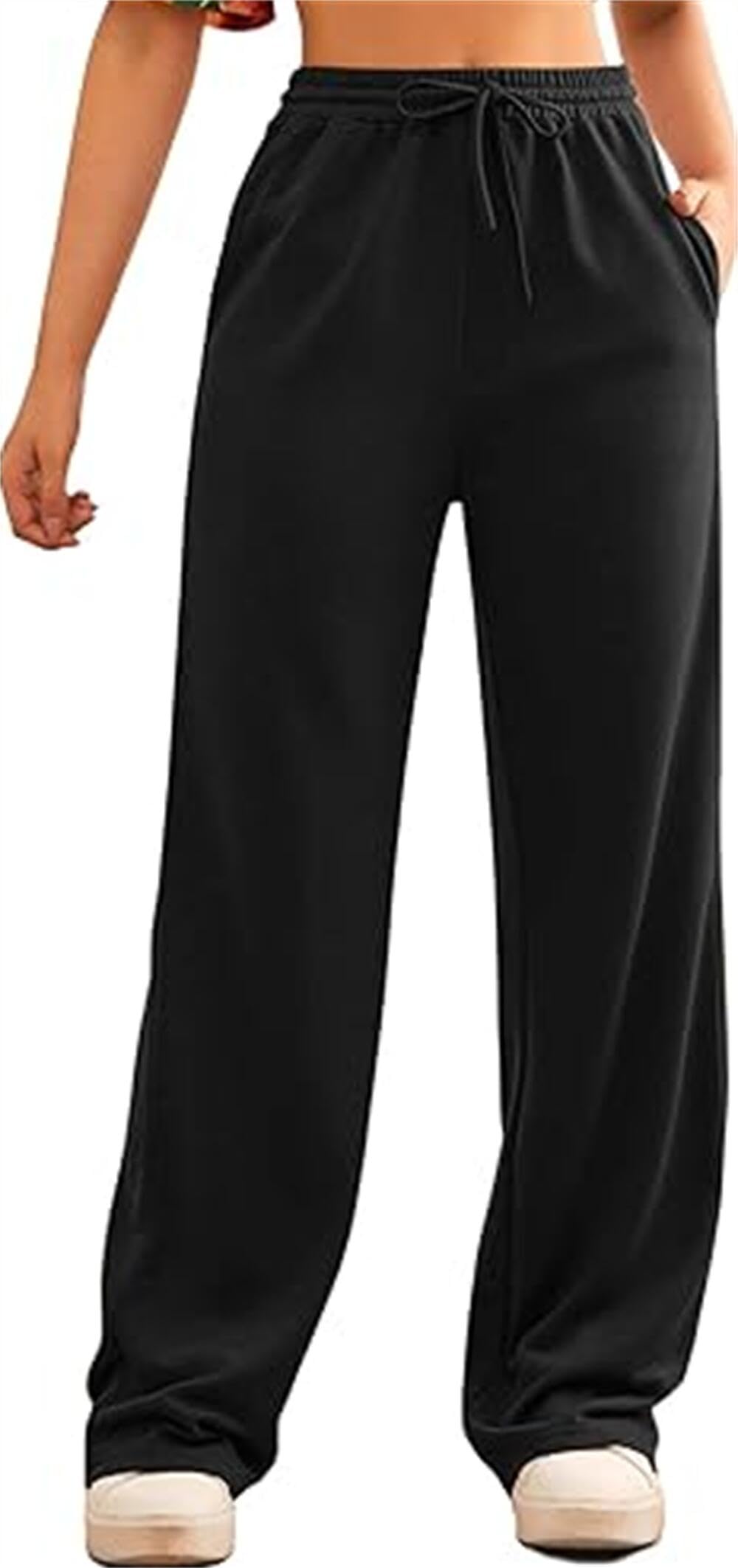 Facdiby Women's Sweatpants, Sherpa Lined Warm Athletic Joggers Winter Fleece Trousers