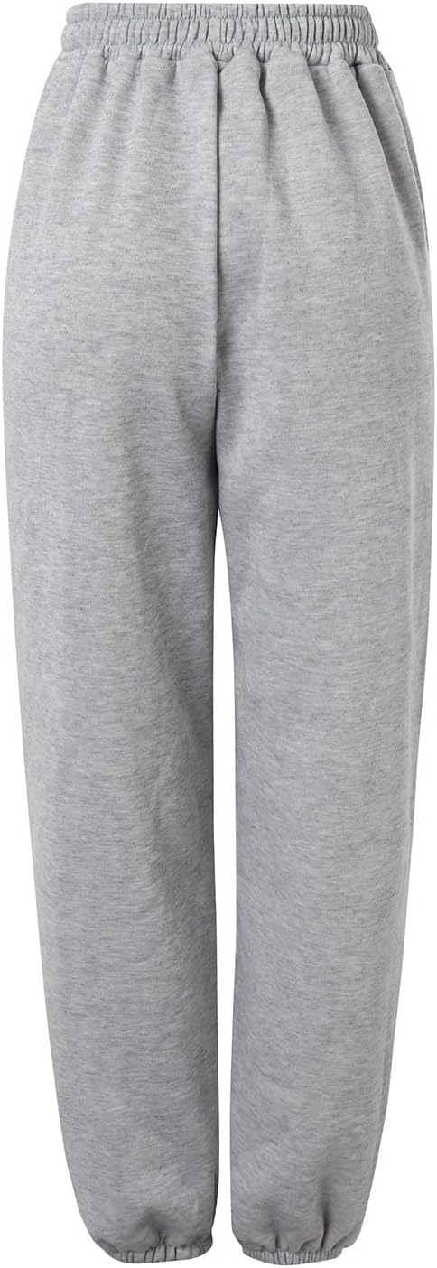 Trousers women's jogging pants house trousers leisure trousers thickened cotton loose drawstring feet casual straight trousers sports trousers women loose trousers